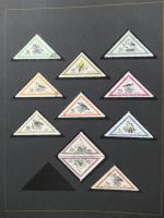 Alle Welt Luftpostmarken dual besammelt im Safe Binder #LY307