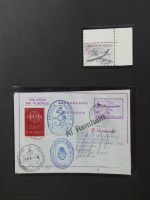 Alle Welt Luftpostmarken dual besammelt im Safe Binder #LY307
