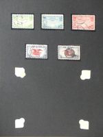 Alle Welt Luftpostmarken dual besammelt im Safe Binder #LY307