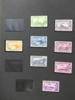 Alle Welt Luftpostmarken dual besammelt im Safe Binder #LY307