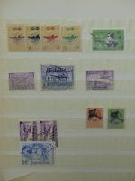 Alle Welt Luftpostmarken dual besammelt im Safe Binder #LY307