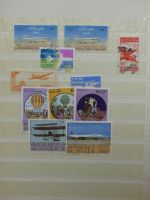 Alle Welt Luftpostmarken dual besammelt im Safe Binder #LY307