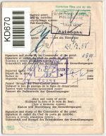 Berlin als Ganzsache Interzonen Pass Berlin #KD670