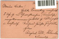 Bayern P 104 als Ganzsache gelaufen #KD794