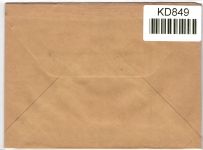 Liechtenstein 828 auf Brief als Mehrfachfrankatur portogerecht #KD849