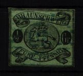 Braunschweig 10 A gestempelt Altsignatur SB, leichte Mängel #KI720