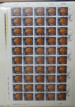 DDR Bogensammlung (Mi:3353-3364) gestempelt im Schaubeck Album #LY378