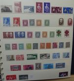 Norwegen ab 1942 teilbesammelt, mit Extras im Safe Binder #LY417