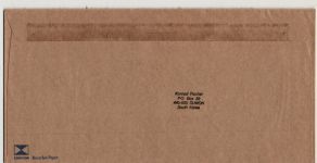 Korea Nord 1782 gestempelt auf Brief, Eulen #KJ309