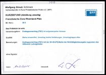 Französische Zone Rheinland-Pfalz 30 II gestempelt auf FDC Ersttagsbrief #KO554