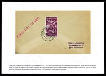 Französische Zone Rheinland-Pfalz 30 II gestempelt auf FDC Ersttagsbrief #KO554