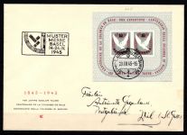 Schweiz Block 12 gestempelt auf Brief #KP115