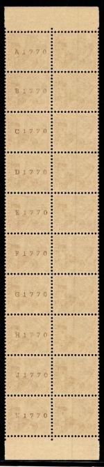 Schweiz 500 R postfrisch 10er Streifen A-K #KR442