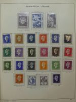Frankreich ab 1945 dual teilbesammelt im Leuchtturm Vordruck #LY497