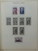 Frankreich ab 1945 dual teilbesammelt im Leuchtturm Vordruck #LY497