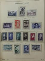 Frankreich ab 1945 dual teilbesammelt im Leuchtturm Vordruck #LY497