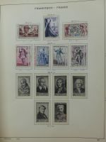 Frankreich ab 1945 dual teilbesammelt im Leuchtturm Vordruck #LY497