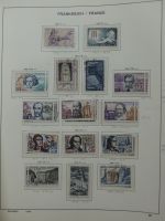 Frankreich ab 1945 dual teilbesammelt im Leuchtturm Vordruck #LY497