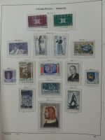 Frankreich ab 1945 dual teilbesammelt im Leuchtturm Vordruck #LY497