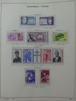 Frankreich ab 1945 dual teilbesammelt im Leuchtturm Vordruck #LY497