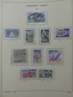Frankreich ab 1945 dual teilbesammelt im Leuchtturm Vordruck #LY497