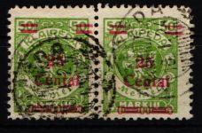 Memel 218 Ie und 218 IIe gestempelt geprüft Huylmans BPP #KS893