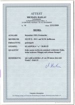 Memel 222 PF X gestempelt mit Fotoattest BPP #KS955