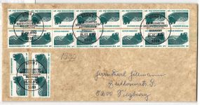 BRD Bund 1448 u als Ersttagsbrief Rollenmarken #KQ382