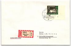 Berlin 229 auf Brief als Einzelfrankatur FN 1 #KQ758