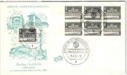 Berlin 140 y als Ersttagsbrief 3 waagerechte Paare #KQ881