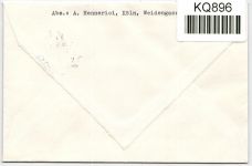 Berlin 182 u.a. auf Brief als Mischfrankatur 4er Block, portogerecht #KQ896