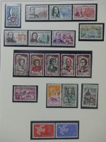 Frankreich ca. ab 1946 dual besammelt im Safe Binder #LY578