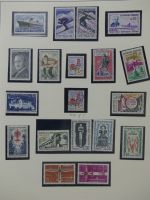 Frankreich ca. ab 1946 dual besammelt im Safe Binder #LY578