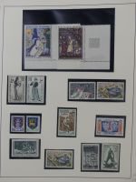 Frankreich ca. ab 1946 dual besammelt im Safe Binder #LY578