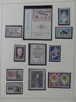 Frankreich ca. ab 1946 dual besammelt im Safe Binder #LY578
