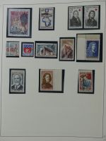 Frankreich ca. ab 1946 dual besammelt im Safe Binder #LY578