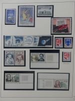 Frankreich ca. ab 1946 dual besammelt im Safe Binder #LY578