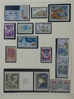 Frankreich ca. ab 1946 dual besammelt im Safe Binder #LY578
