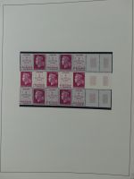 Frankreich ca. ab 1946 dual besammelt im Safe Binder #LY578