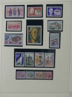 Frankreich ca. ab 1946 dual besammelt im Safe Binder #LY578