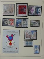 Frankreich ca. ab 1946 dual besammelt im Safe Binder #LY578