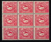 Danzig 178 X mit Falz 9er Block, Attest Bock BPP #KT752