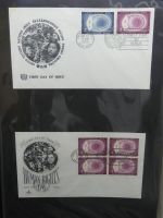 Vereinte Nationen New York FDCs ab 1951 besammelt im Ring Binder #LY662