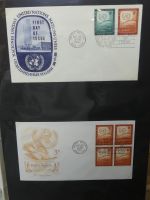 Vereinte Nationen New York FDCs ab 1951 besammelt im Ring Binder #LY662