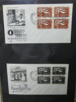 Vereinte Nationen New York FDCs ab 1951 besammelt im Ring Binder #LY662