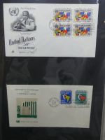 Vereinte Nationen New York FDCs ab 1951 besammelt im Ring Binder #LY662