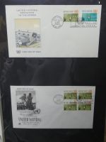 Vereinte Nationen New York FDCs ab 1951 besammelt im Ring Binder #LY662