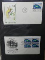 Vereinte Nationen New York FDCs ab 1951 besammelt im Ring Binder #LY662