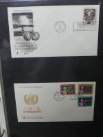 Vereinte Nationen New York FDCs ab 1951 besammelt im Ring Binder #LY662