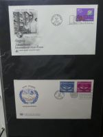 Vereinte Nationen New York FDCs ab 1951 besammelt im Ring Binder #LY662